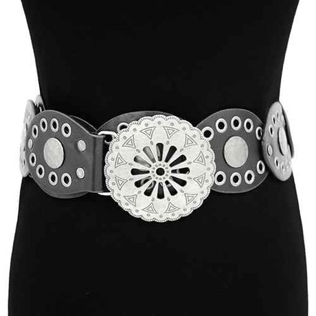 Fashion Western Buckle Belt #KM1576 - Multiple Colors (PC)