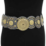 Fashion Western Buckle Belt #KM1578 - Multiple Colors (PC)