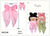 Fashion Long Tail Strand Hairbows #NHS1946 (12PC)