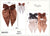 Fashion Long Tail Strand Hairbows #NHS1951 (12PC)