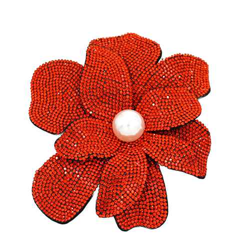 Fashion Flower Rhinestone Brooch #KP2165 - Multiple Colors (PC)