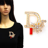 Fashion Rhinestone Brooch #YM2183 - Multiple Colors (PC)