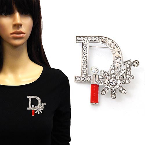 Fashion Rhinestone Brooch #YM2183 - Multiple Colors (PC)