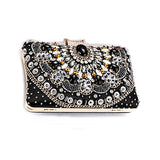 Fashion Clutch Bag W/ Rhinestones #LA6214 - Multiple Colors (PC)