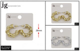 Fashion Dupe Drop/Hoop Earrings (12PC)