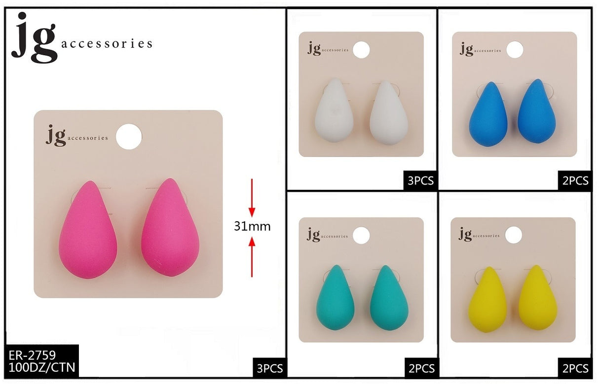 Fashion Dupe Drop/Hoop Earrings (12PC)