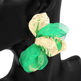 Fashion Floral Statement Earrings #KE2936 - Multiple Colors (PC)