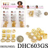 Fashion Hair Ring Accessories #DHC603GS (12PC)