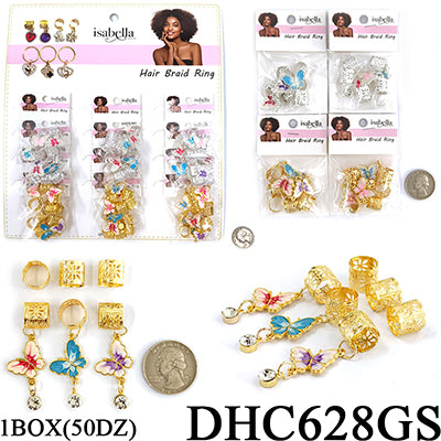 Fashion Hair Ring Accessories #DHC628GS (12PC)