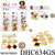 Fashion Hair Ring Accessories #DHC634GS (12PC)