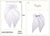 Fashion Long Tail Strand Hairbows #NHS1957WH - White (12PC)