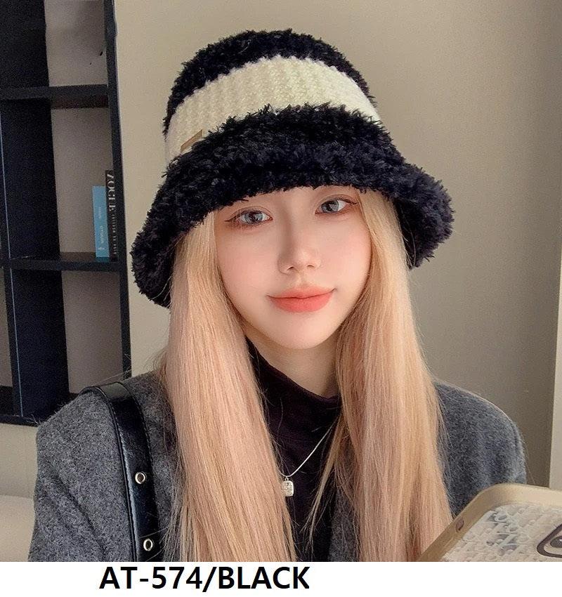 Fashion Bucket Hat #AT574 - Black (PC)