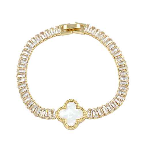 Fashion Clover Bracelet #KB2229 - Multiple Colors (PC)
