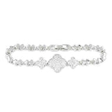 Fashion Triple Clover Link Bracelet #KB2249 - Multiple Colors (PC)