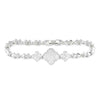 Fashion Clover Bracelet #KB2249RD - Silver (PC)
