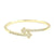 Fashion Clover Bangle Bracelet #KB2255 - Multiple Colors (PC)