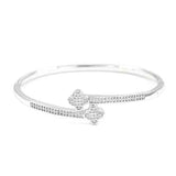 Fashion Clover Bangle Bracelet #KB2255 - Multiple Colors (PC)