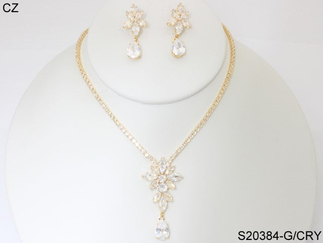 Fashion Jewelry Set #S20384-GCRY (PC)