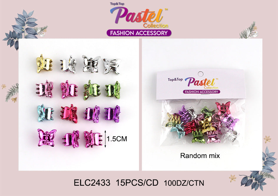 Fashion Mini Hairclips #ELC2433 - Assort (12PC)