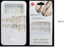 Toe Nails #NA171 - White French Tip (12PC)