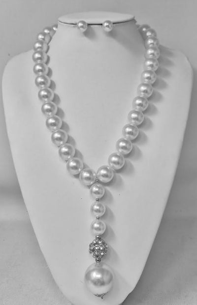 Fashion Pearl Necklace Set #JN11217 - Multiple Colors (PC)