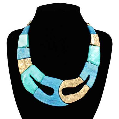 Fashion Bold Statement Necklace #KN2057 - Multiple Colors (PC)
