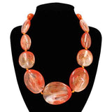 Fashion Large Bead Necklace #KN2059 - Multiple Colors (PC)