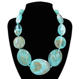 Fashion Large Bead Necklace #KN2059 - Multiple Colors (PC)