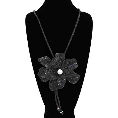 Fashion Rhinestone Flower Necklace #KS2159 - Multiple Colors (PC)