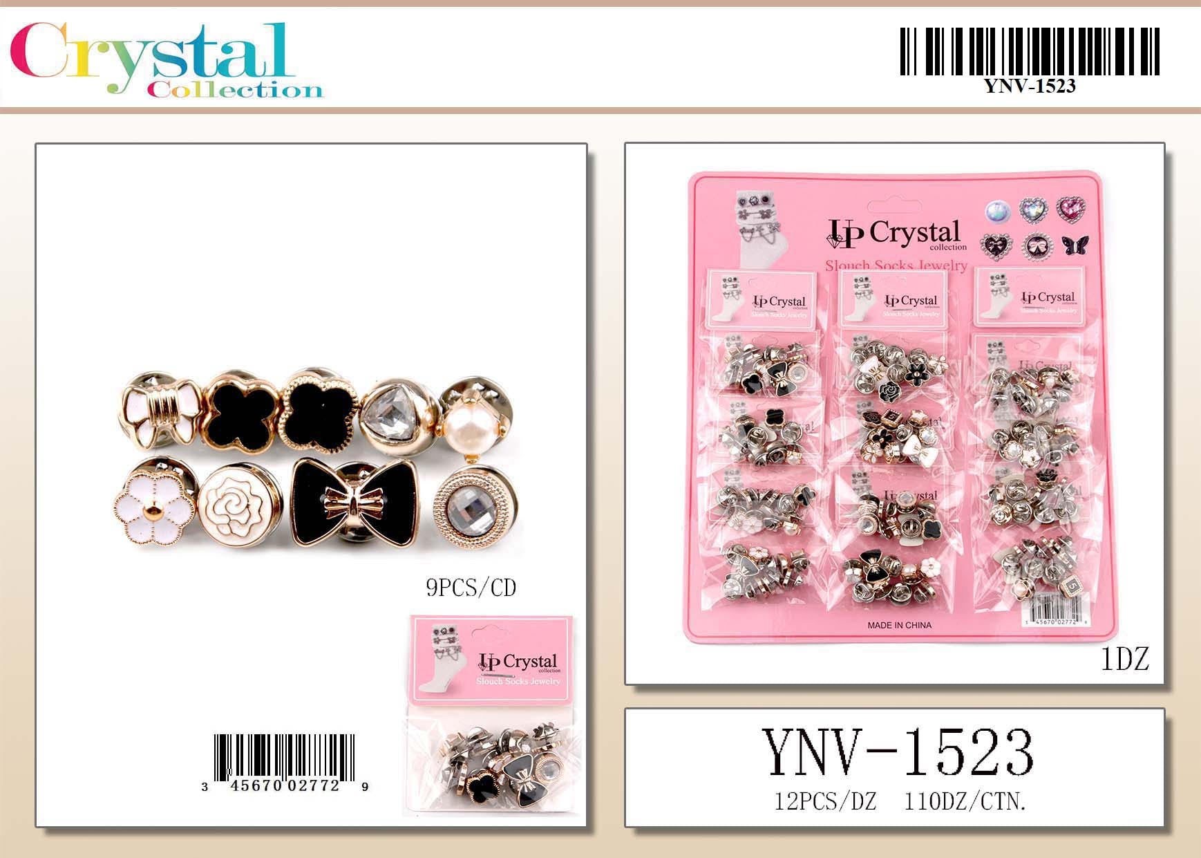 Slouch Socks Jewelry Charms #YNV1523 (12PC)