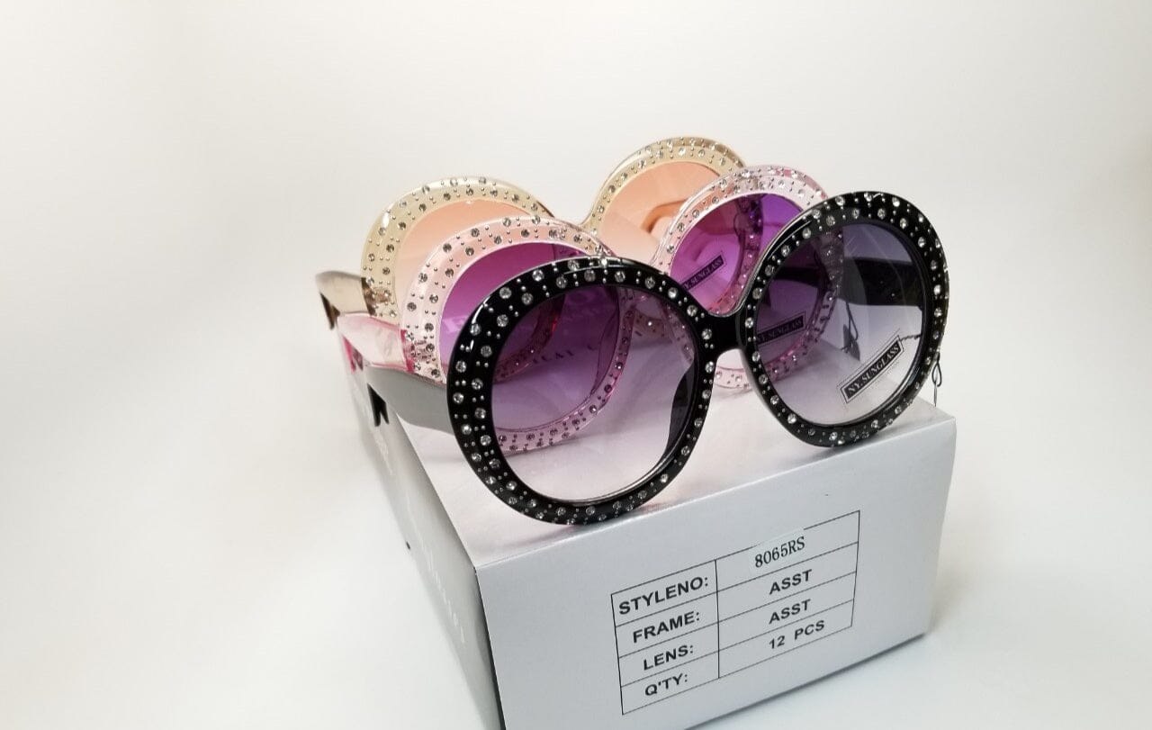 Wholesale Fashion Sunglasses #8065RS (12PC)