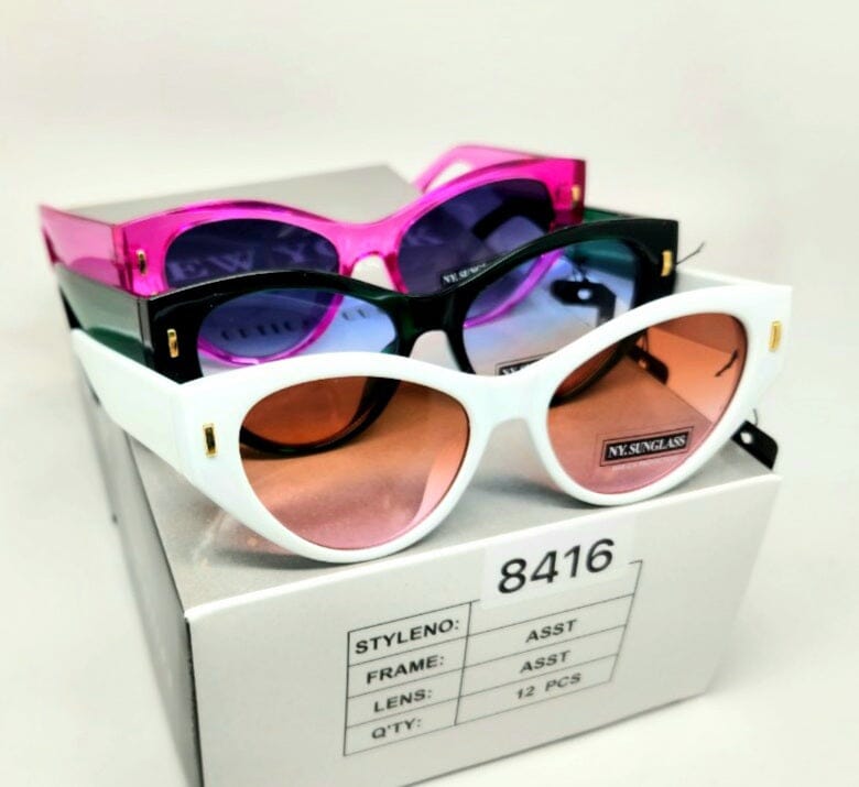 Wholesale Fashion Sunglasses #8416 (12PC)