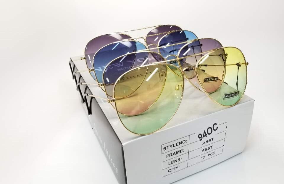 Wholesale Fashion Sunglasses #94OC (12PC)