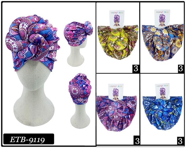 Knotted Design Head Wrap #ETB9119 / Assort (12PC)