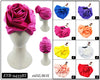 Big Flower Knotted Fashion Turban #ETB9433 - Multiple Colors (12PC)