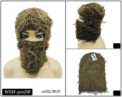 Fashion Winter Fuzzy Ski Mask #WSM501 - Multiple Colors (PC)