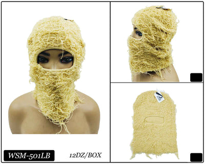 Fashion Winter Fuzzy Ski Mask #WSM501 - Multiple Colors (PC)