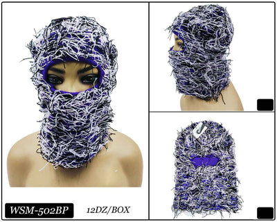 Fashion Winter Fuzzy Ski Mask #WSM502 - Multiple Colors (PC)