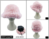 XL Fashion Winter Fur Bucket Hats #WBH9752 - Multiple Colors (PC)