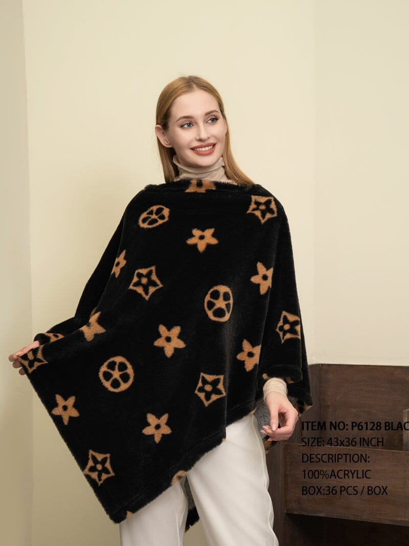 Winter Fashion Poncho Sweater #P6128 (PC)