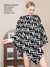 Winter Fashion Poncho Sweater  #P6130 Black (PC)