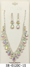 Clip On Fashion Jewelry Set #SR0120 - Multiple Colors (PC)