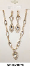 Clip On Fashion Jewelry Set #SR0029 - Multiple Colors (PC)