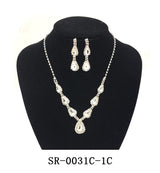 Clip On Fashion Jewelry Set #SR0031 - Multiple Colors (PC)