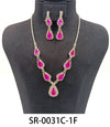 Clip On Fashion Jewelry Set #SR0031 - Multiple Colors (PC)