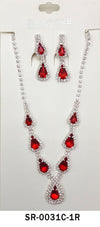 Clip On Fashion Jewelry Set #SR0031 - Multiple Colors (PC)