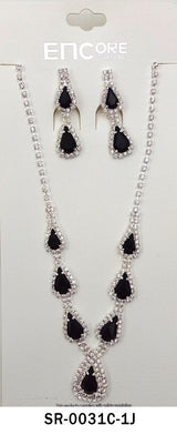 Clip On Fashion Jewelry Set #SR0031 - Multiple Colors (PC)
