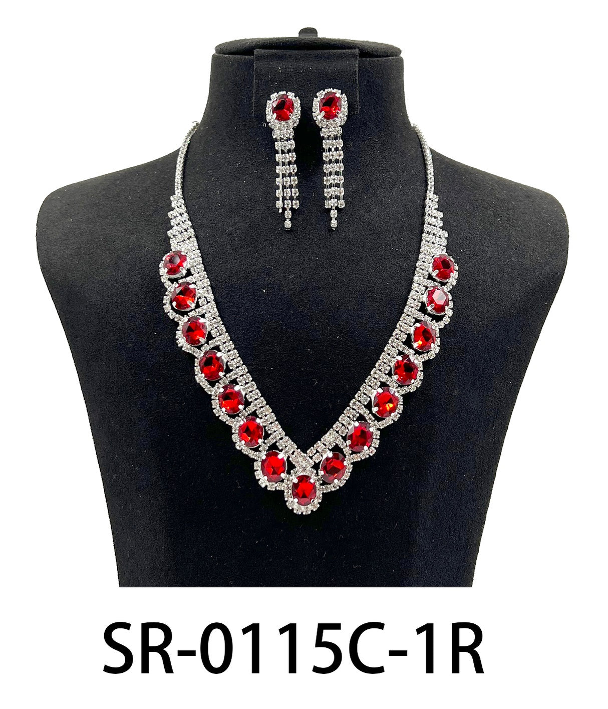 Clip On Fashion Jewelry Set #SR0115 - Multiple Colors (PC)