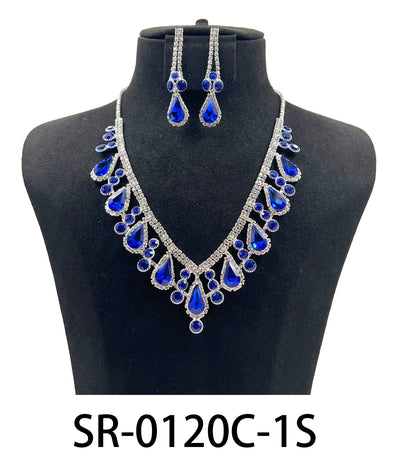 Clip On Fashion Jewelry Set #SR0120 - Multiple Colors (PC)