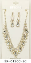 Clip On Fashion Jewelry Set #SR0120 - Multiple Colors (PC)